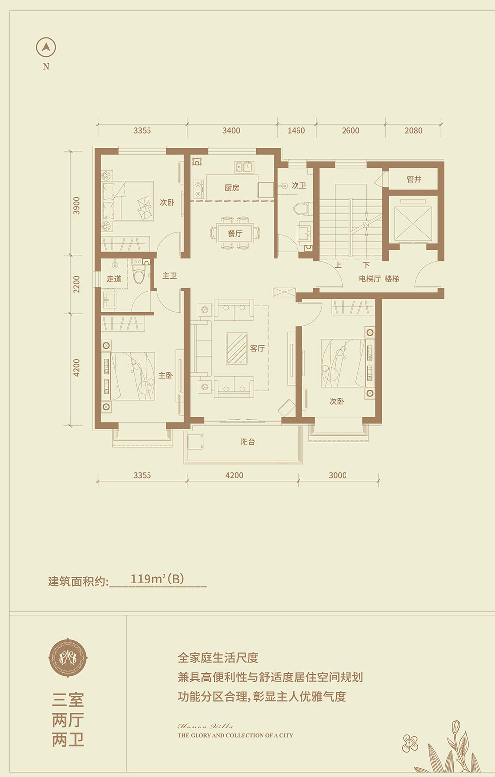 平乡红星·家和小院119户型B